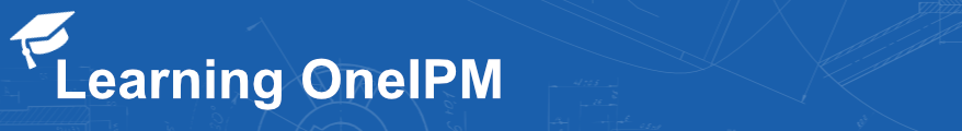 Creating and Managing Projects in OneIPM